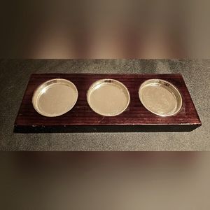3 candle holder